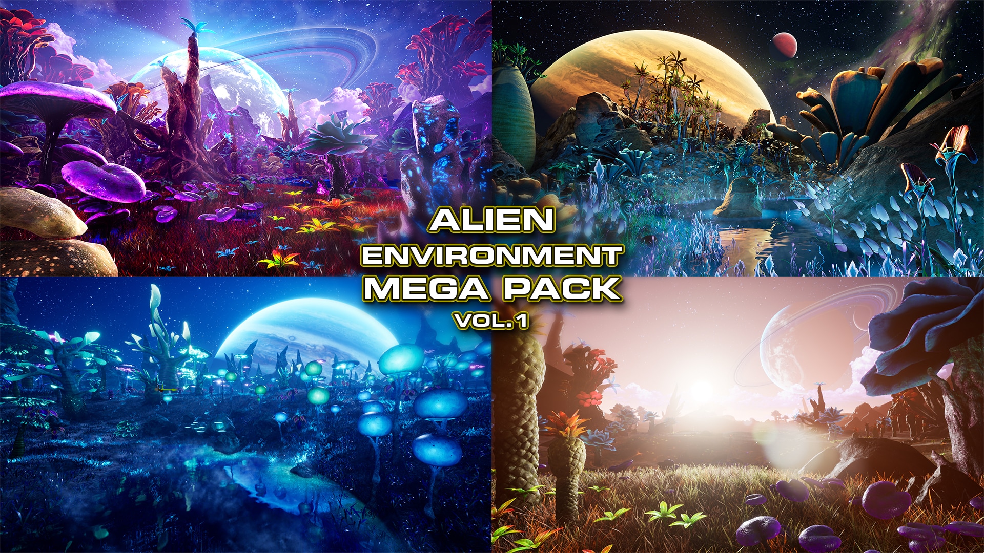 Alien Fantasy Environment Mega Pack Vol.1